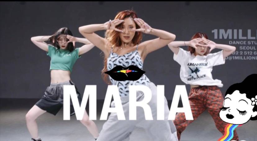 华莎《maria》副歌部分抖音舞镜面详细分解教学-爵士舞 抖音舞 舞蹈